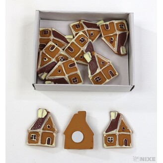 DOMEČEK NALEP. 3cm 10ks*