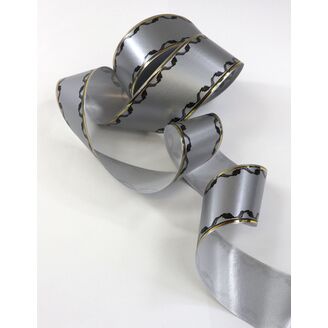 POHŘEBNÍ PÁSEK 60mmx50yd TISK*STŘÍBRNÁ