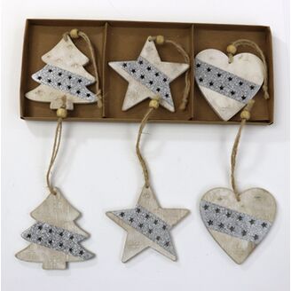 VÁNOCE MIX 6ks 8-9cm*