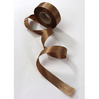 ATLASOVÁ STUHA OBOULÍC.MTP 25mmx20m*HNĚDÁ SV. 036744