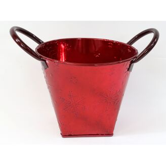 PLECHOVÝ OBAL 14x13cm*ČERVENÁ