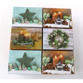 KRABICE 12ks 5x5x7cm*MIX BAREV