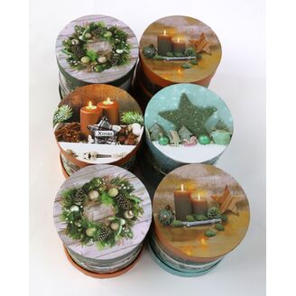 KRABICE 12ks pr. 10X5cm*MIX BAREV