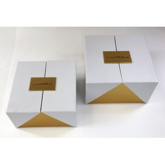 KRABICE 21x12x21cm 19x10x19*BÍLÁ