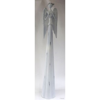 ANDĚL KOVOVÝ 67cm*BÍLÁ