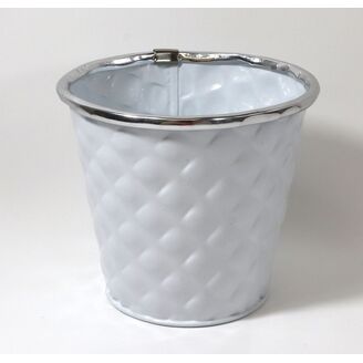 PLECHOVÝ OBAL 10x11cm*BÍLÁ