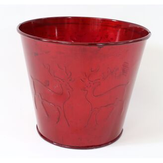 PLECHOVÝ OBAL 12x14cm*ČERVENÁ