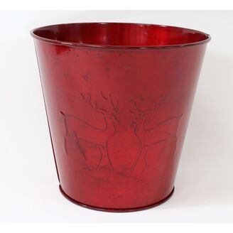 PLECHOVÝ OBAL 15x16cm*ČERVENÁ