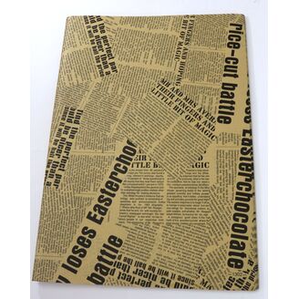 ARCH PAPÍR NOVINY 70x50cm 50ks*ČERNÁ