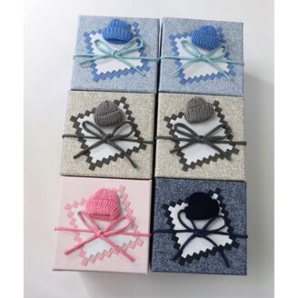 KRABICE 6ks 11x13cm*MIX BAREV