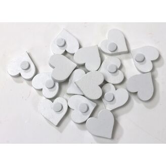 SRDCE NALEP. 2cm 15ks*BÍLÁ