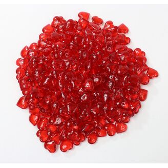 SRDÍČKA 2cm cca 500g*ČERVENÁ