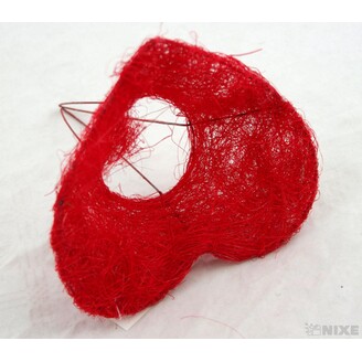 PODLOŽKA SRDCE 15cm 10ks*ČERVENÉ