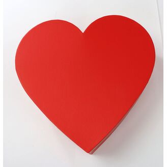 KRABICE SRDCE 3ks 33x11cm 28x10 25x9*ČERVENÁ