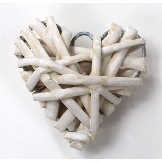 ZÁVĚS SRDCE 5cm*BÍLÁ