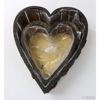 OBAL SRDCE D 36x10cm 26x8*PŘÍRODNÍ