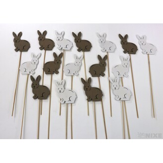 ZÁPICH ZAJÍC 9x34cm 16ks*MIX BAREV