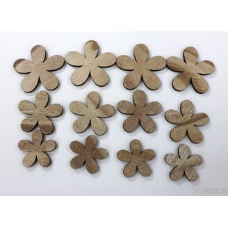 KVÍTEK 4,5-6,5cm 12ks*PŘÍRODNÍ