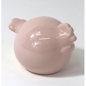 SLEPICE KERAMIKA 8x6cm*RŮŽOVÁ