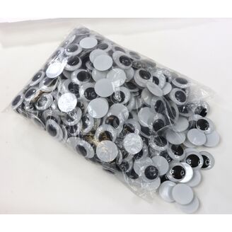 OČI PLASTOVÉ 3cm 500ks*