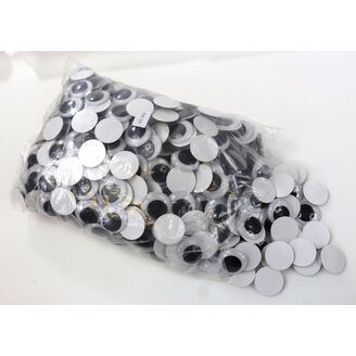 OČI PLASTOVÉ 3cm 500ks NALEP