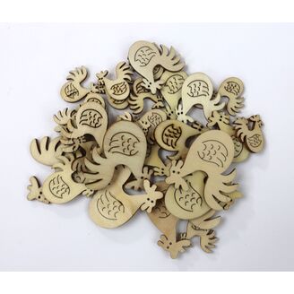 KOHOUT 2-4cm 30ks*PŘÍRODNÍ