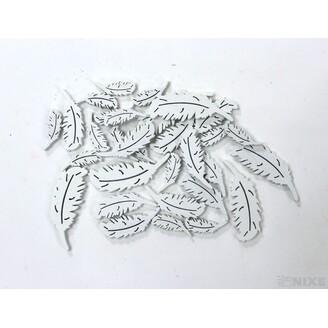 LISTY 2-4cm 30ks*BÍLÁ