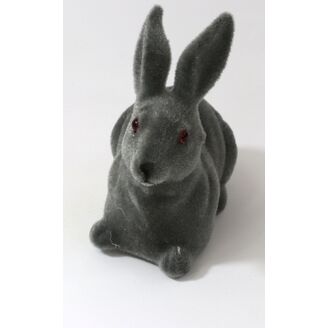 ZAJÍC 11x10cm*ŠEDÁ