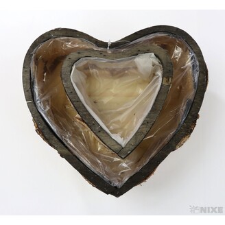 OBAL SRDCE KŮRA 22x8cm 16x5cm*PŘÍRODNÍ