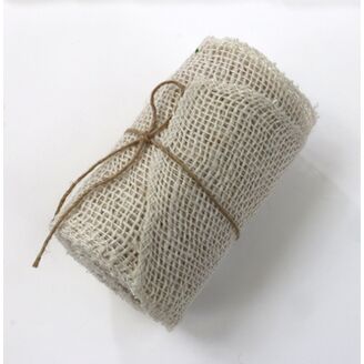 STUHA JUTA 120cmx5yd*BÍLÁ