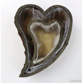 OBAL SRDCE KŮRA 28x10cm 19x8*PŘÍRODNÍ