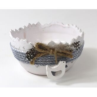 MISKA KERAMIKA 12x6cm*BÍLÁ