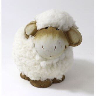 OVEČKA KERAMIKA 10x10cm*BÍLÁ