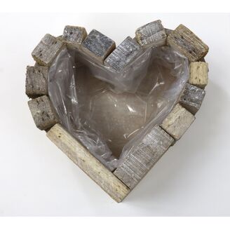 SRDCE DŘEVO 14x9cm*PŘÍRODNÍ