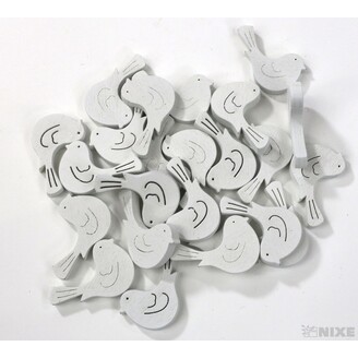 PTÁČEK 3,5cm 24ks*BÍLÁ