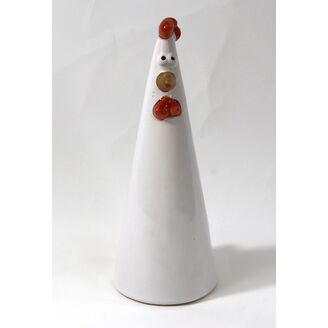 SLEPICE KERAMIKA 6x17cm*BÍLÁ