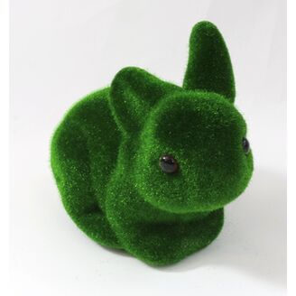 ZAJÍC 19x14cm*ZELENÁ