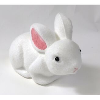 ZAJÍC 20x13cm*BÍLÁ