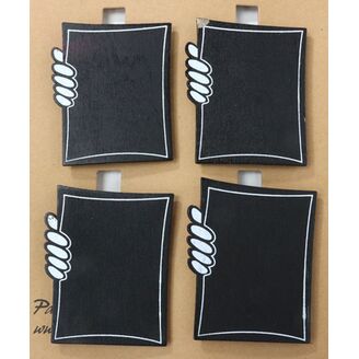 KOLÍČEK TABULE 6x5cm 4ks*PŘÍRODNÍ