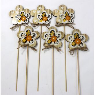 ZÁPICH KVĚT 7x27cm 6ks*PŘÍRODNÍ