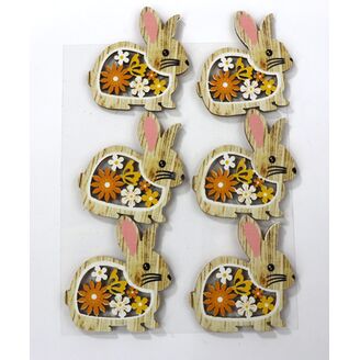 MIX NALEPOVACÍ 4cm 6ks*PŘÍRODNÍ