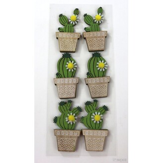 KAKTUS NALEP. 6cm 6ks*