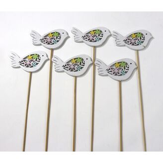 ZÁPICH PTÁČEK 8x28cm 6ks*