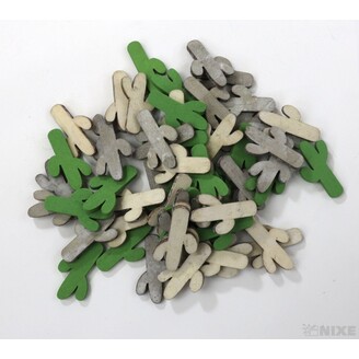 KAKTUS 2,5cm 60ks*MIX BAREV