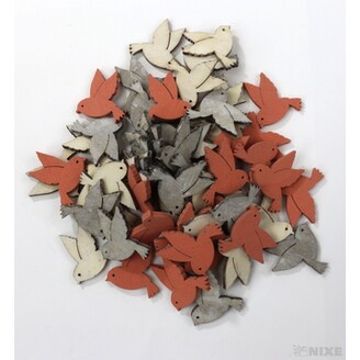 PTÁČEK 3cm 60ks*MIX BAREV