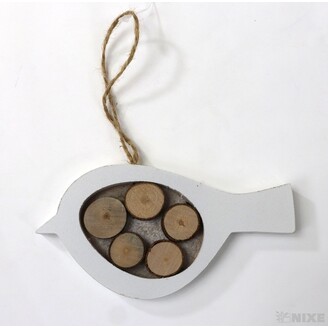 ZÁVĚS D PTÁČEK 7x13cm*BÍLÁ