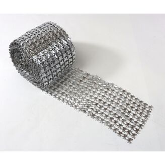 PÁSEK METAL 110mmx10yd*STŘÍBRNÁ