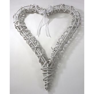 SRDCE ZÁVĚS 60cm*BÍLÁ