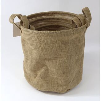 OBAL JUTA 23x25cm 21x21 19x19 16x13*PŘÍRODNÍ