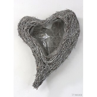 OBAL SRDCE 21x25x3cm*BÍLÁ